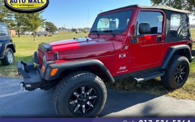 Photo of a 2006 Jeep Wrangler 2DR X for sale