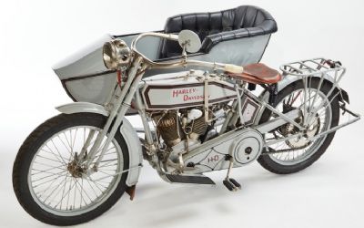 1915 Harley-Davidson Twin With Sidecar