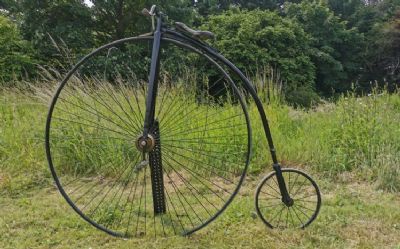 Photo of a 1878 Penny Farthing Rudge Bicycle for sale