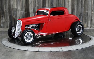 Photo of a 1933 Ford 3 Window Coupe Dual Quad, AC, Automatic for sale