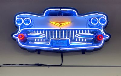 Photo of a Cadillac Grill Neon Sign for sale