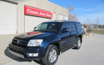 Photo of a 2003 Toyota 4 Runner Limited 4X4 1 Owner 111K for sale