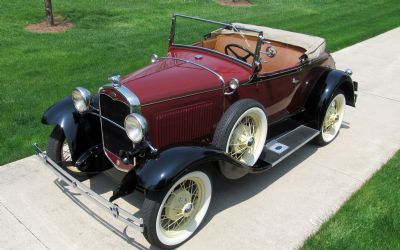 Photo of a 1931 Ford Model A Deluxe Roadster for sale