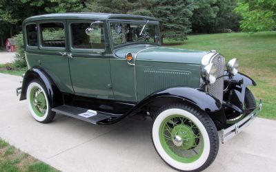 Photo of a 1931 Ford Model A Deluxe Slant Windshield Town Sedan for sale