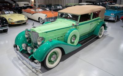 Photo of a 1934 Packard Twelve Dietrich Convertible SE 1934 Packard Twelve Dietrich Convertible Sedan for sale