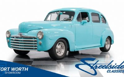 1947 Ford Deluxe Fordor Sedan W/ Trailer 