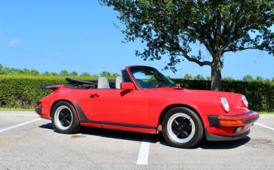 1988 Porsche 911 2DR Cabriolet 5-SPD 