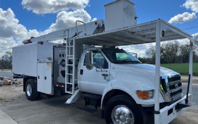 Photo of a 2009 Ford F750 Forestry Bucket Truck for sale