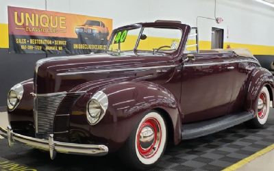 Photo of a 1940 Ford Deluxe Convertible Street Rod for sale