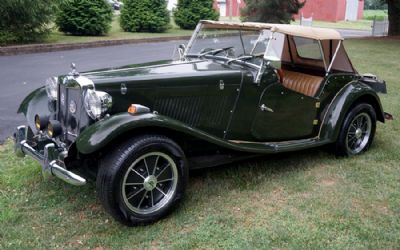 Photo of a 1952 MG TD Roadster Convertible Replica for sale