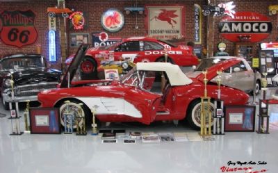 Photo of a 1961 Chevrolet Corvette Convertible Roman Red 230HP Automatic Top Flight “just IN” for sale