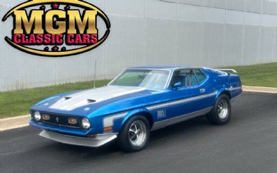 Photo of a 1972 Ford Mustang Mach 1 Q Code Shelby Blue 351CID Factory Air for sale