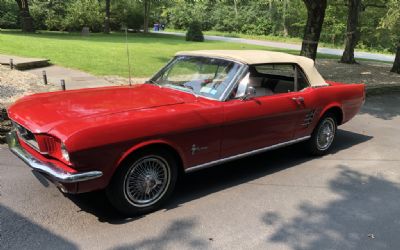 Photo of a 1966 Ford Mustang Convertible for sale