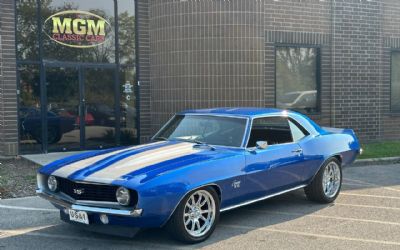 Photo of a 1969 Chevrolet Camaro Viper Blue Cortez Silver Stripes for sale