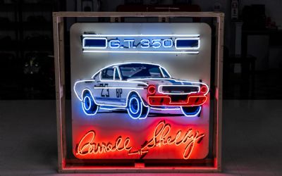 Photo of a Carroll Shelby GT350 Custom Neon Sign for sale