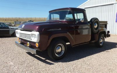 Photo of a 1958 Ford F-100 2 Wheel Drive Short BOX, Step Side for sale