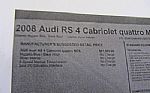 2008 RS 4 Cabriolet 1 Of 12 Thumbnail 30