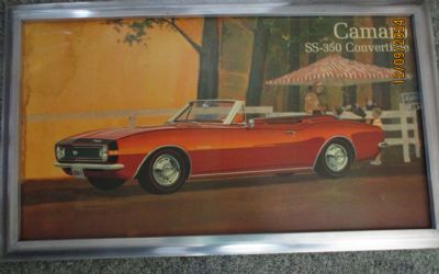 Photo of a 1967 Chevrolet Camaro SS Convertible Dealership Sign for sale