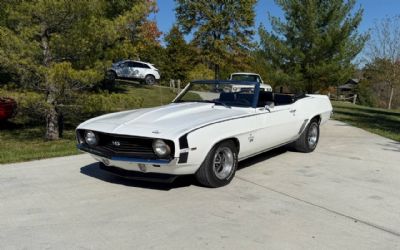 1969 Chevrolet Camaro Convertible SS 427 4SPD PS PDB