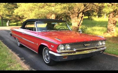 Photo of a 1963 Ford Galaxie 500/XL Convertible for sale