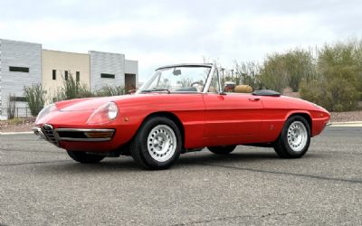 1969 Alfa Romeo 1750 Spider Veloce Round Tail Convertible Coupe